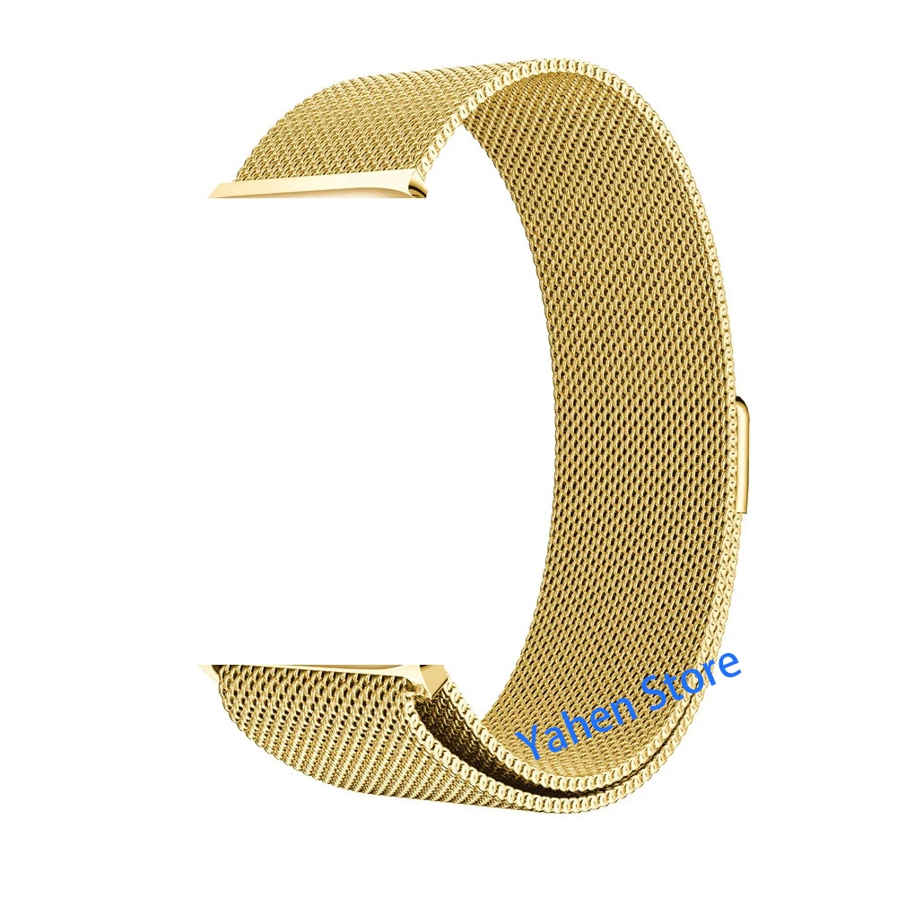 B2 Milanese-Gold Дополнительный ремень sport loop ремешок для iwo 8 11 5 6 7 сменный ремешок 42 мм 44 мм для iwo8 iwo11(не включает часы - Цвет: B2 Milanese-Gold