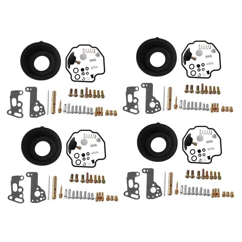 Motorcycle Carburetor Repair Kit 4Set for Yamaha V-MAX 1200 1985-2000 VMAX