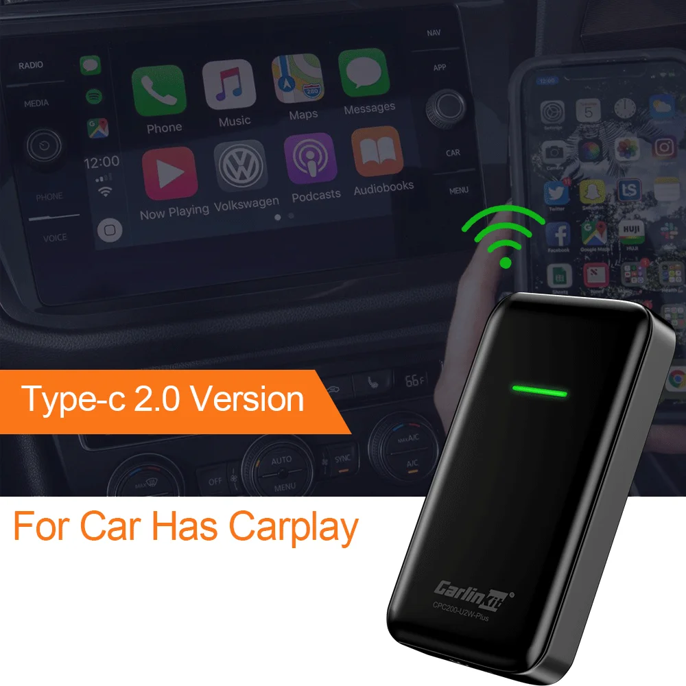 Беспроводной адаптер Carlinkit 2 0 версии CarPlay 2Air ключ для оригинального автомобиля VW