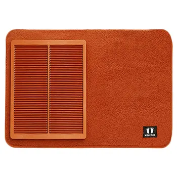 

Handy Sole Disinfection Pad Washable Mat Sanitizing Floor Mat Wet and Dry Entrance Mat Disinfection Door Mat (Brown)