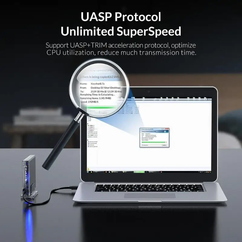 ORICO HDD чехол USB 3,1 Тип C до 2,5 SATA жесткий диск SSD Внешний корпус 10 Гбит/с поддержка 4 ТБ HDD чехол для Windows/Mac/Linux