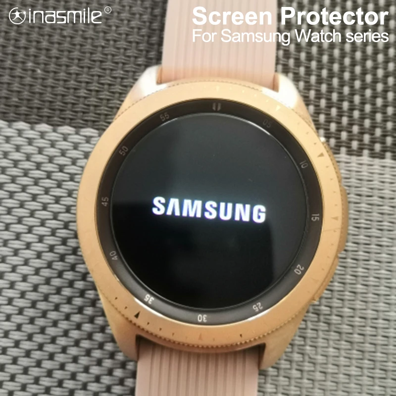 1/3 шт. закаленное стекло для часов Samsung Galaxy watch 42 мм 46 Gear sport S1 S2 S4 S3 мягкая пленка