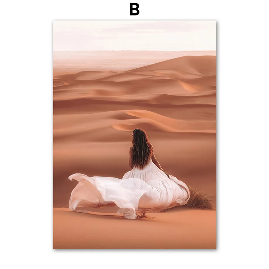 Morocco-Marrakech-Archway-Sand-Flower-Leaf-Plants-Nordic-Poster-Wall-Art-Print-Canvas-Painting-Decor-Pictures (4)