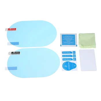 

2Pcs Car Protective Film Anti Fog Clear Rainproof Protective Soft Film Anti Glare Film