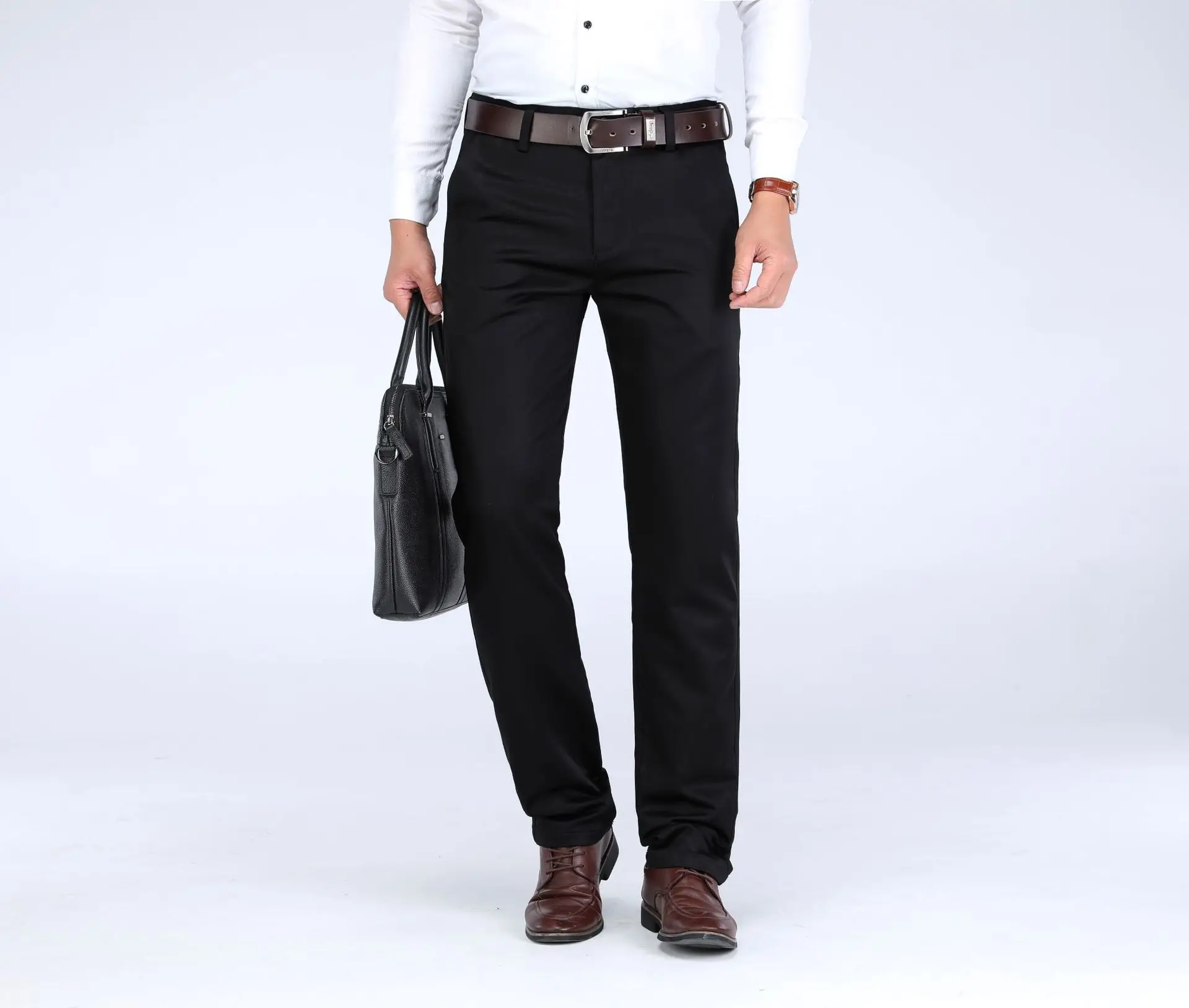 

2018 New Style Autumn & Winter Thick Men's Casual Pants Length Pants Men Urban Fashion Business Casual Long Pants