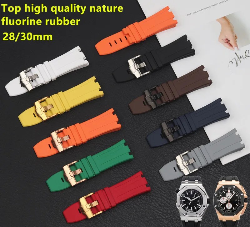 Audemars Piguet Rubber Strap Rubber Strap Silicone Watch Ap 28mm