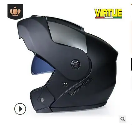 

2018 New Flip Up Racing helmet Modular Dual lens Motorcycle Helmet full face Safe helmets Casco capacete casque moto