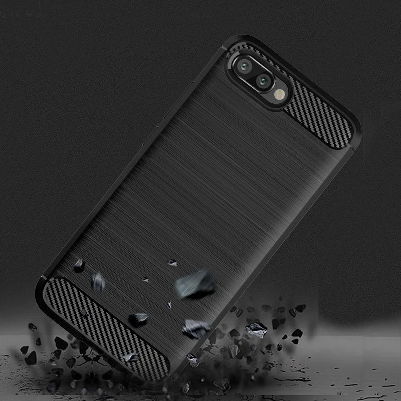 

Silicon Carbon Fiber TPU Case for Huawei Honor 9 20 Lite 10i 20i Note 10 View 20 Cover for Honor 10 Light 8X Max 8A 7C 7A