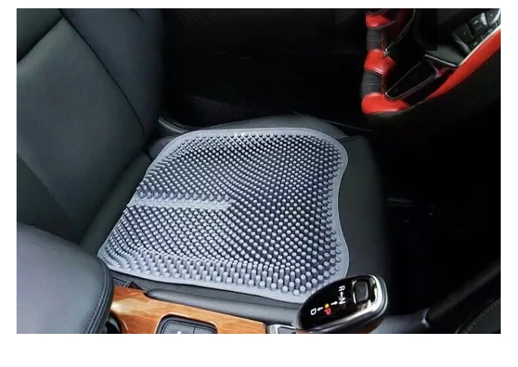 Модная 3D дышащая силикагелевая подушка для автокресла, нескользящая Мягкая комфортная Массажная подушка для дома, офиса, стула, коврик