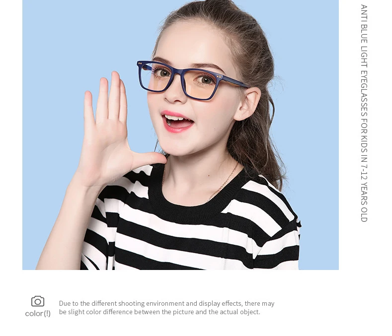 Mx детские очки, анти-синий светильник, для мальчиков и девочек, детские компьютерные очки tr90, гибкие оправы для очков для 7-12 лет, W5103