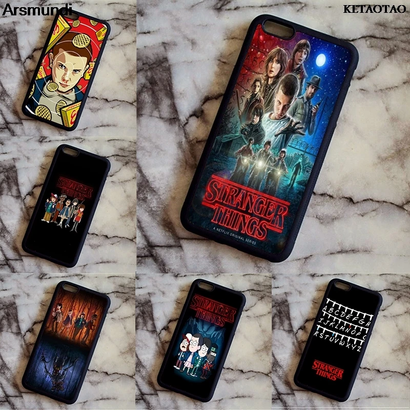 KETAOTAO Awesome Stranger Things Phone Cases for iPhone 4S SE 5S 6S 7 8 Plus X XR XS Max Case Soft TPU Rubber Silicone |