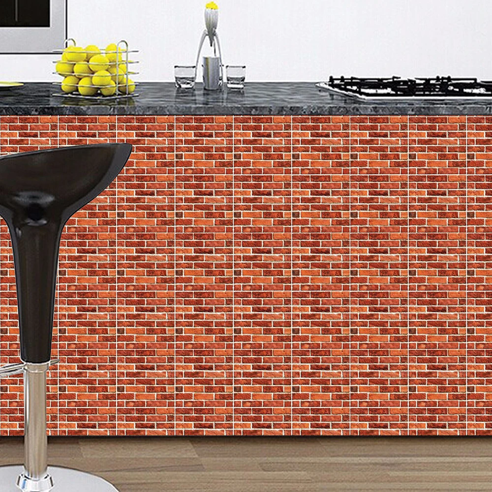 Lychee Life 3D наклейки на кирпичную стену, квадратная мозаичная плитка, сделай сам, художественное искусство, изготовление, материал для украшения дома