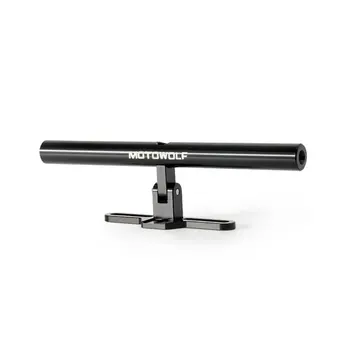 

New for MOTOWOLF Motorcycle Modifying Extension Crossbar Aluminum Alloy Extended Bracket Multifunction Adjustable Expansion Rod