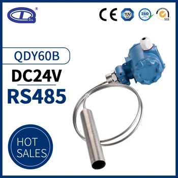 

QDY60B Diesel Fuel Tank Level Sensor Oil Tank Level Transmitter Hot Water Level Sensor RS485 Output DC24V
