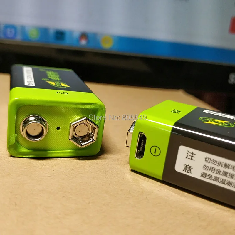 4X ZNTER S19 9 в 600 мАч не 400 USB перезаряжаемая литий ионная батарея В Lipo для микрофона