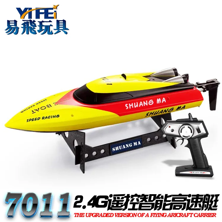 

Bismaleimide 7011 Remote Control High Speed Boat Warships 2.4G Racing Speedboat Summer New Style Children Play with Water Naviga