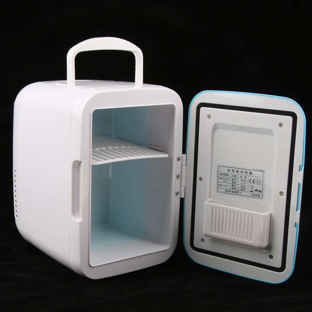Brand New 4L Portable Mini Fridge Cooler Warmer Electric Refrigerator Blue