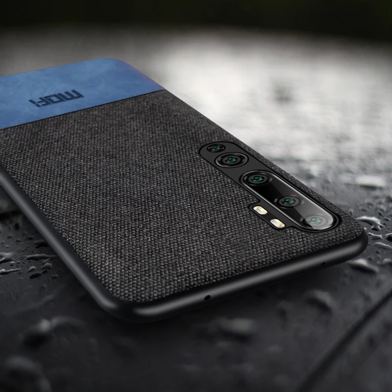 Для Xiaomi mi note 10 чехол-накладка mi note 10 pro global противоударный тканевый чехол capas силиконовый Жесткий защитный чехол s