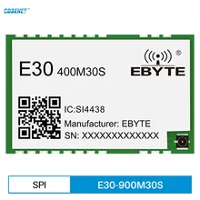 

CDSENET SI4438 RF Chip SPI SMD Hardware Module E30-400M30S Half Duplex Transparent Transmission High Sensitivity Low Power