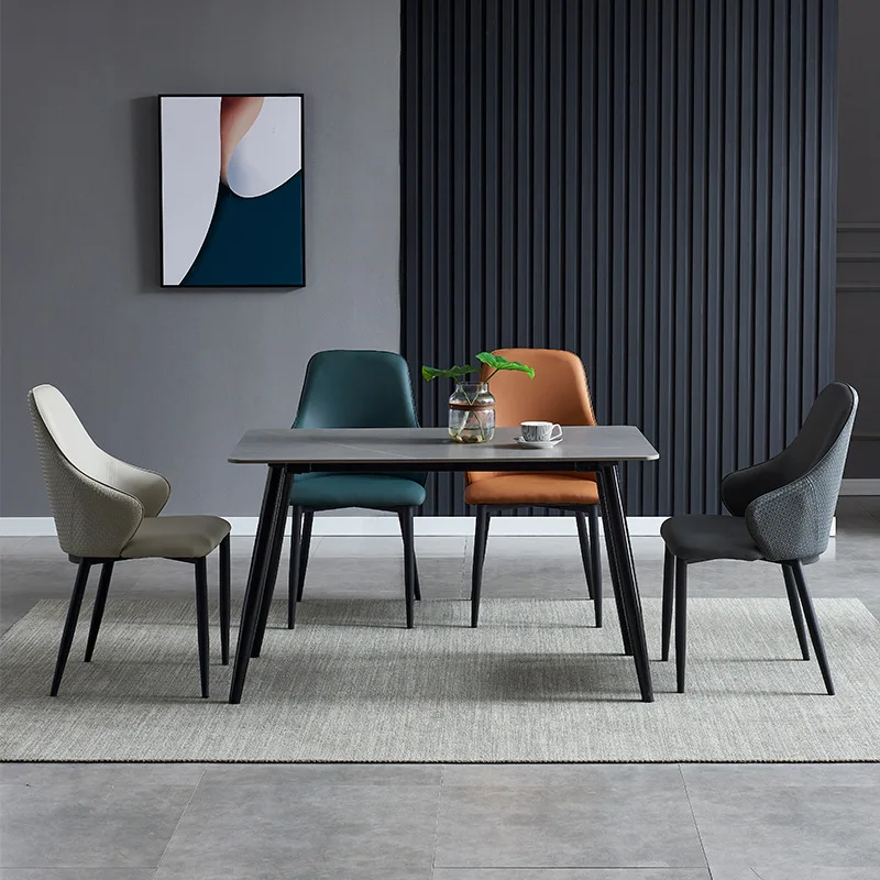 Soft Bag Dining Chair Light Luxury Style Household Simple Modern Study Stool Designer Nordic Chair Back Fashion Creativity