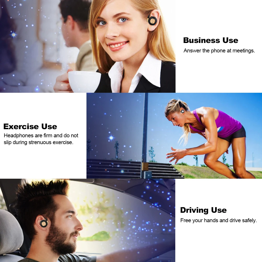 V5 Bluetooth 5,0 наушники настоящие Беспроводные спортивные музыкальные наушники IPX4 влагоустойчивые наушники бас HiFi Звук с наушниками двойной микрофон