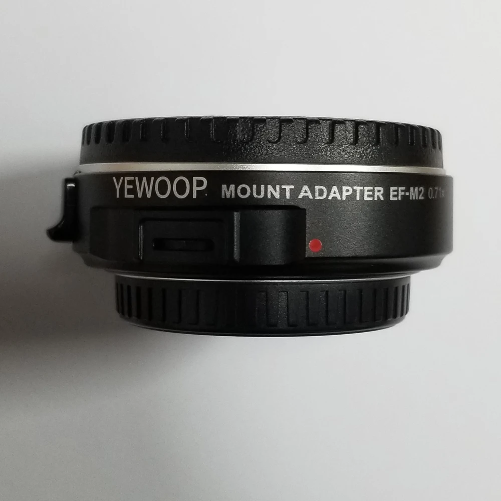 YEWOOP EF-M2 0.71x Auto Focus Reducer Speed Booster Adapter for Canon EF Lens to M4/3 camera GH4 GH5