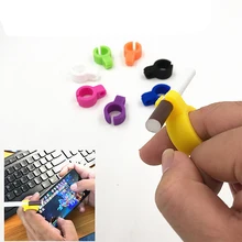 

Cigarette Bracket Silicone Holder Ring Rack for Regular Smoking Accessories Smoking Finger Case Protect Fingers From Yellowing