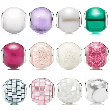 

High Quality 925 Sterling Silver Jewelry Small Hole Beads Fit Pan Essence Bracelet Hope Faith Enthusiasm Essential DIYBeads Gift