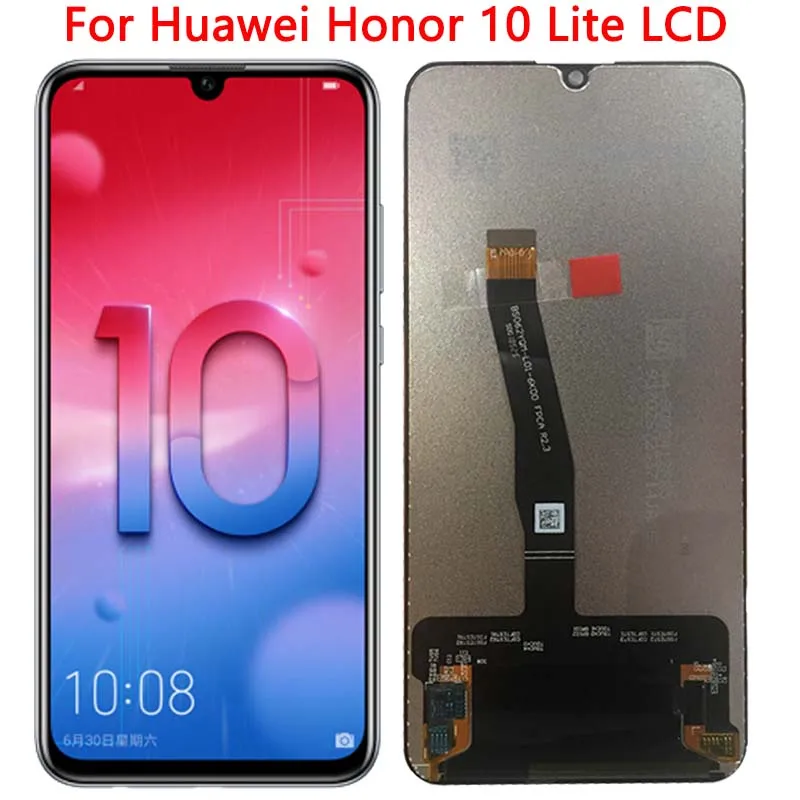 100% тестовый жк дисплей для Huawei Honor 10 lite сенсорный экран 6 21 дюйма дигитайзер с