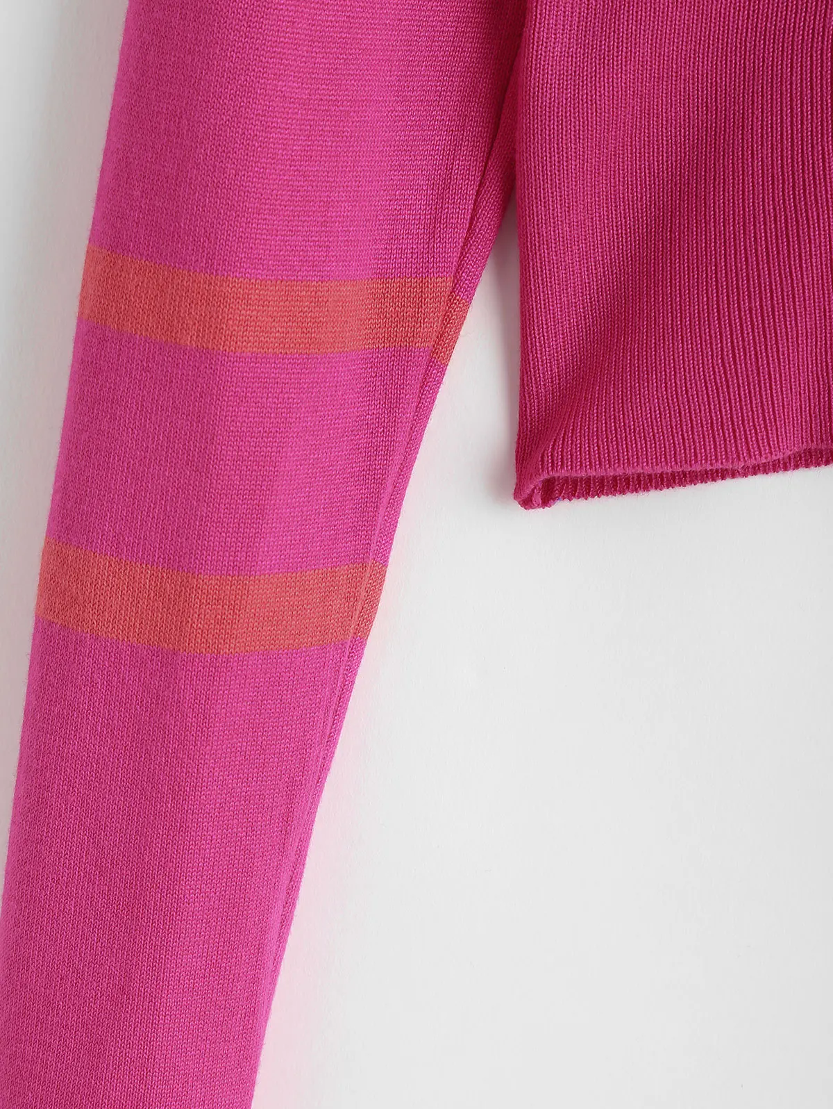 ZAFUL полосатый свитер с круглым вырезом укороченный топ пуловер с эластичной талией женские осенние классические Зимние Повседневные свитера с круглым вырезом
