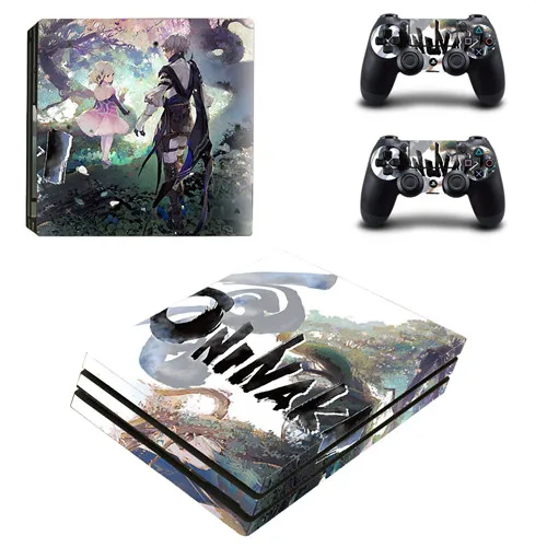 KYSP4P-1010 ONINAKI PS4 Pro кожи виниловая наклейка, стикер для sony Playstation 4 консоли и 2 контроллеры PS4 Pro кожи Стикеры - Цвет: KYSP4P-1010