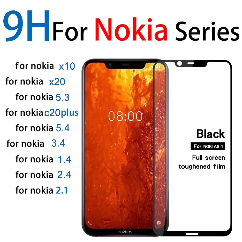 9 H для экрана из закаленного стекла Nokia 8 1 Full HD экран протектор noki/Рабочая обувь 2 3 5