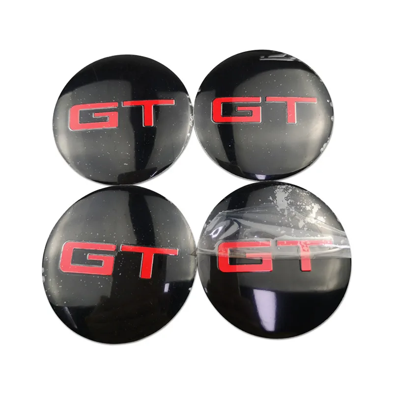 4 шт. 6 5 см для GT Logo Центральная втулка колеса автомобиля колпачки значок эмблема