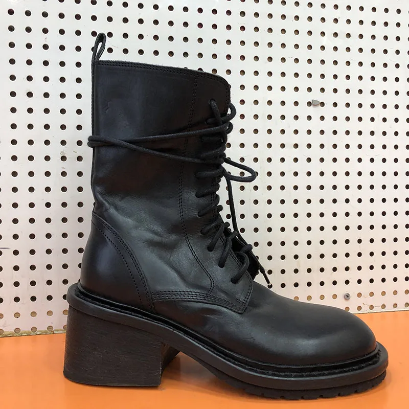 Scarpe donna/2019 г. Женские осенне зимние ботильоны женская однотонная черная модная