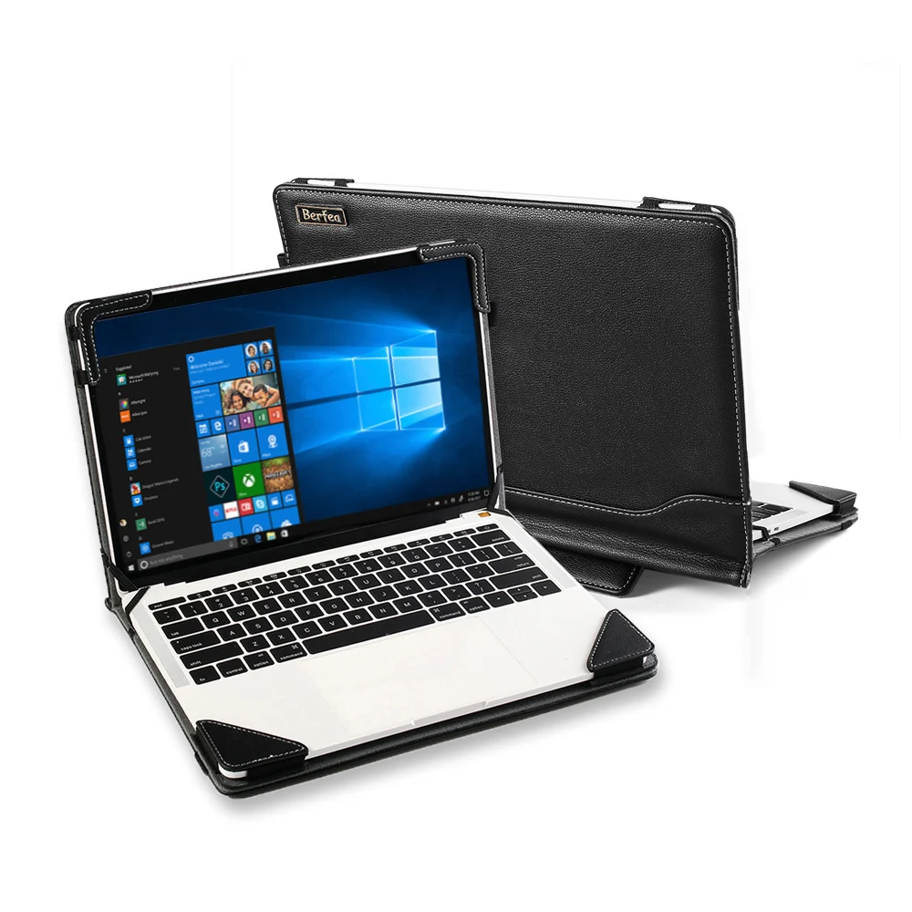 Prestige Broonel Black Luxury Laptop Folio Case Cover Compatible with The ASUS ZenBook Pro Duo UX581GV 