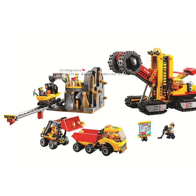 Tanie 2019 nowe cegły górnictwo ekspertów strona kompatybilny miasto górnictwo 60188 model klocków budowlanych zabawki dla dzieci prezent dla dzieci 919 sztuk