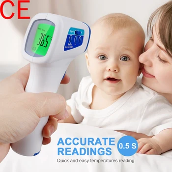 

Non-contact Infrared LCD Monitor Infrared Thermometer Infrared Forehead Thermometer Laser Precise Digital Temperature Device