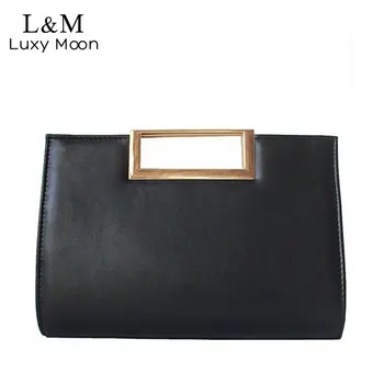 

PU Leather Women Clutch Handbag Luxury Female Fashion Bag Purse Handbags High Quality Shoulder Bag Black 2020 sac a main X10H