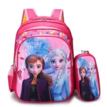 

Disney Kids Bag Children Schoolbag Frozen Princess Elsa Backpack Girls School Bags Kids Backpack Shoulder Bag Mochila Infantil