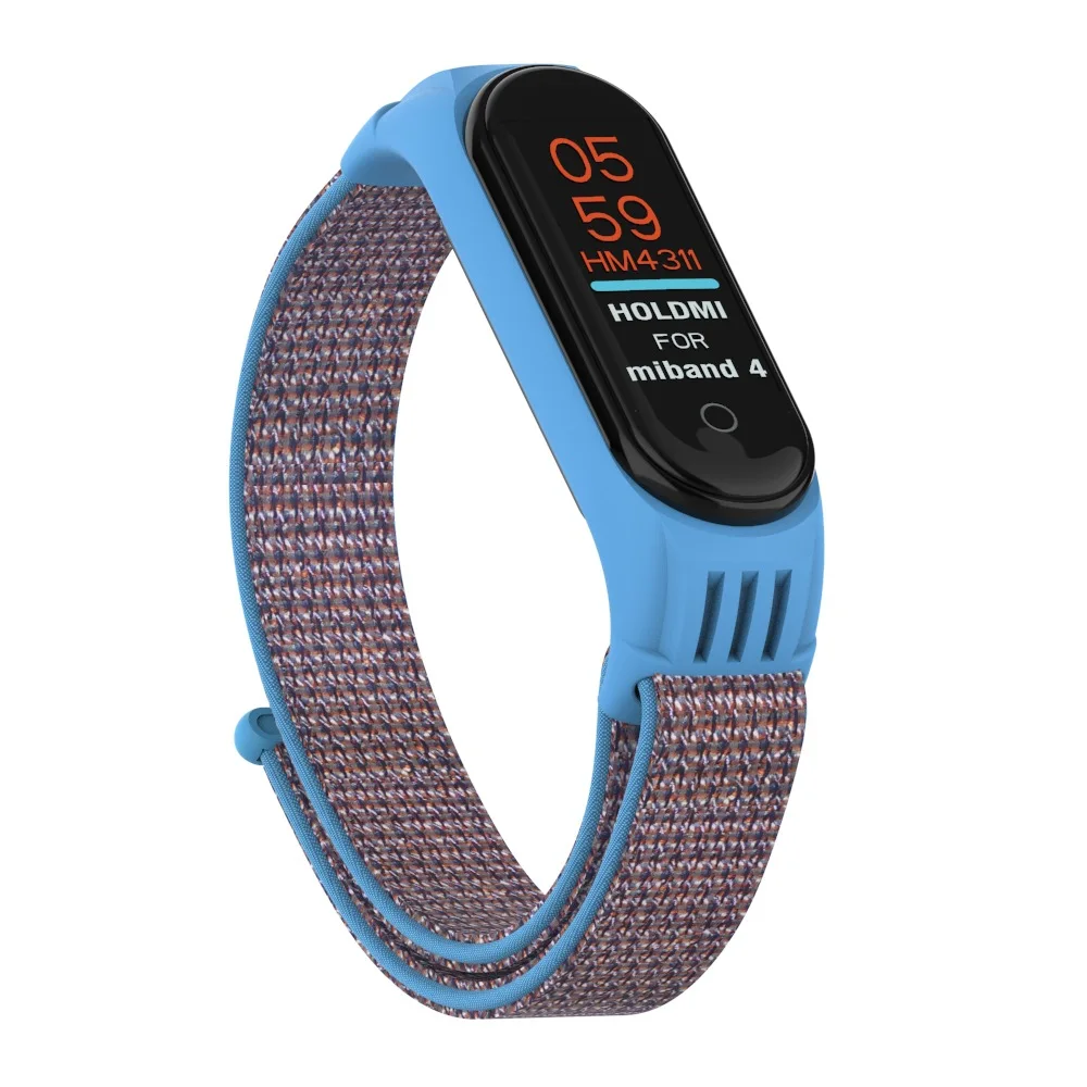 Сменный Браслет для Xiaomi Mi Band 4 3 нейлоновый ремешок на запястье спортивный браслет