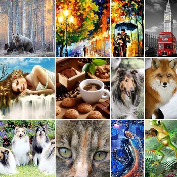 

55x35 diamond painting 5D Full Square Diamond embroidery mosaic Cross Stitch DIY Wall Sticker home Decoration Christmas Gift