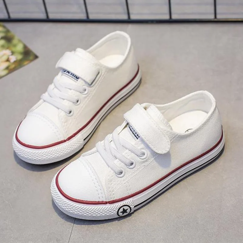 

Kids Shoes Canvas Shoes Boys Girls White Shoes Korean Style Casual Shoes Baby Toddler Sneaker Fashionable Stylish