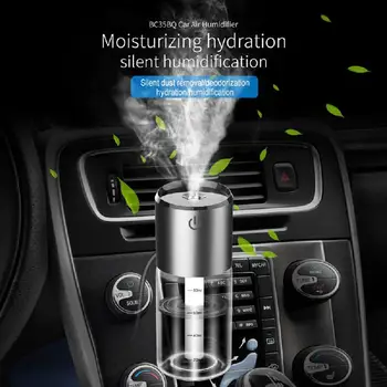 

Portable Car Accessories Electrical Car Air Humidifier Dual USB Charger Humidifier Car Air Purifier Auto Air Spray Aromatherapy