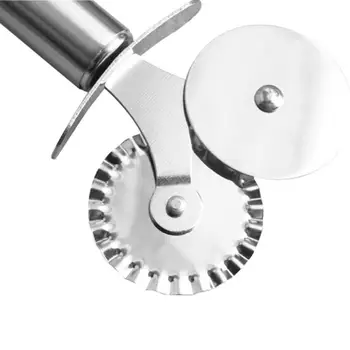 

1 Pc Stainless Steel Pizza Cutter Knife Cutting Utensils Pizza Tools Cake Tools Pizza Slicer Peel Wheels Scissors Kitchen Tools