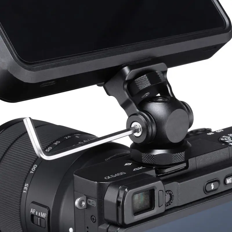 Кронштейн для монитора камеры UURig R015 DSLR Мини шаровая Головка с креплением для холодного башмака Gimbal Rig для sony Canon Nikon DSLR аксессуар для камеры