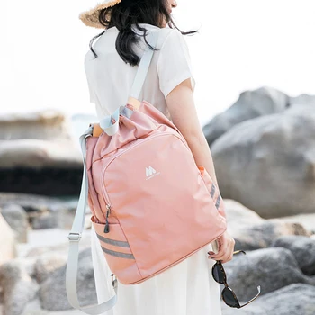 

2 Style Waterproof Backpacks 2020 New Women Travel Bags Useful Large Capacity Swim Gym Tote Bag for Cloth Shoes Beach Bags