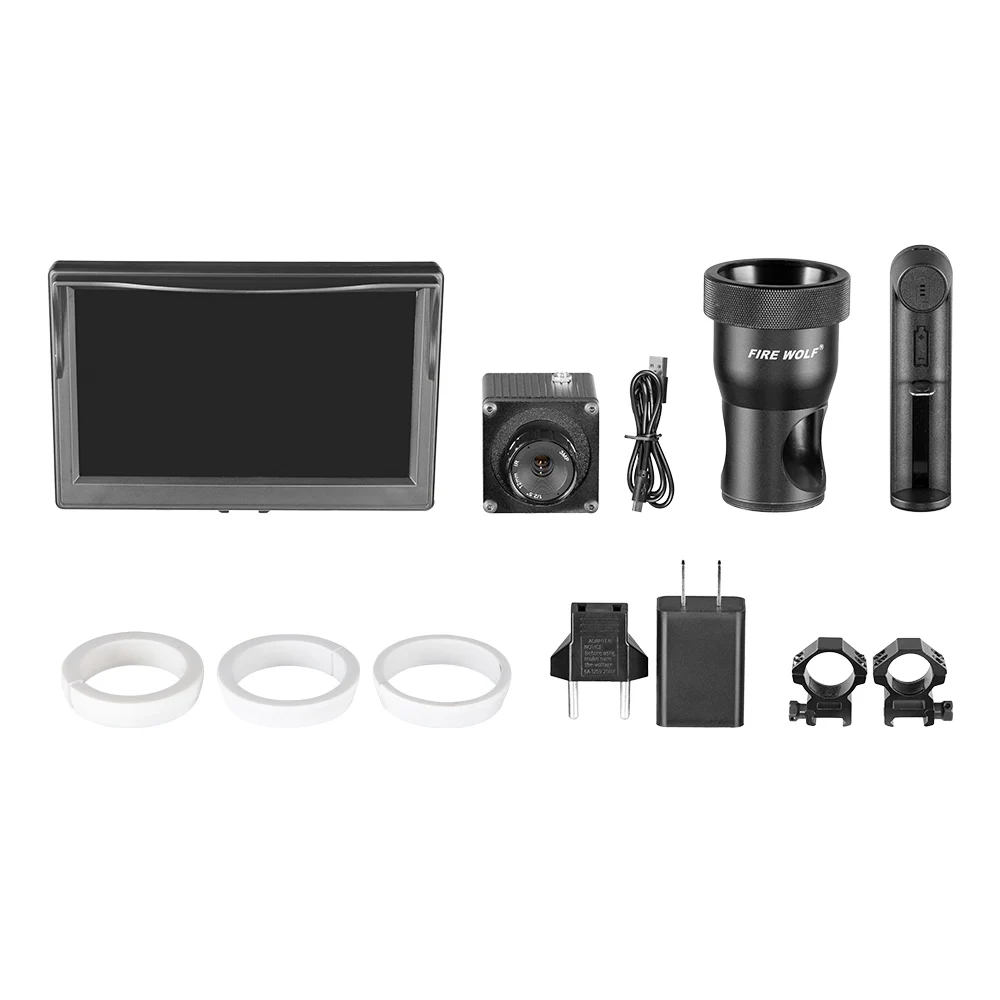 850nm Infrared Night Vision Device Riflescope Hunting Scope Quick Disassembly Outdoor Wildlife Trap System Camera L