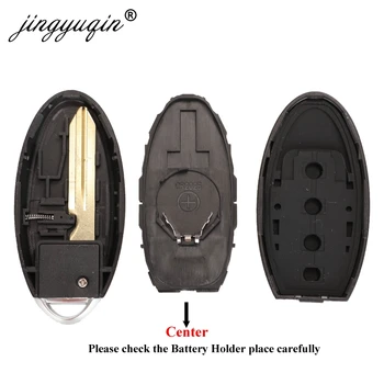 Keyforkess 3/4BTN Shell chiave a distanza per auto per Nissan Cube Juke Versa Note x-trail Qashaqai Sunny Juke Altima TIIDA Murano Maxima Old 5 Keyforkess 3/4BTN Shell chiave a distanza per auto per Nissan Cube Juke Versa Note x-trail Qashaqai Sunny Juke Altima TIIDA Murano Maxima Old - Jingyuqin 3 4BTN Shell chiave a distanza per auto per Nissan Cube Juke Versa Note