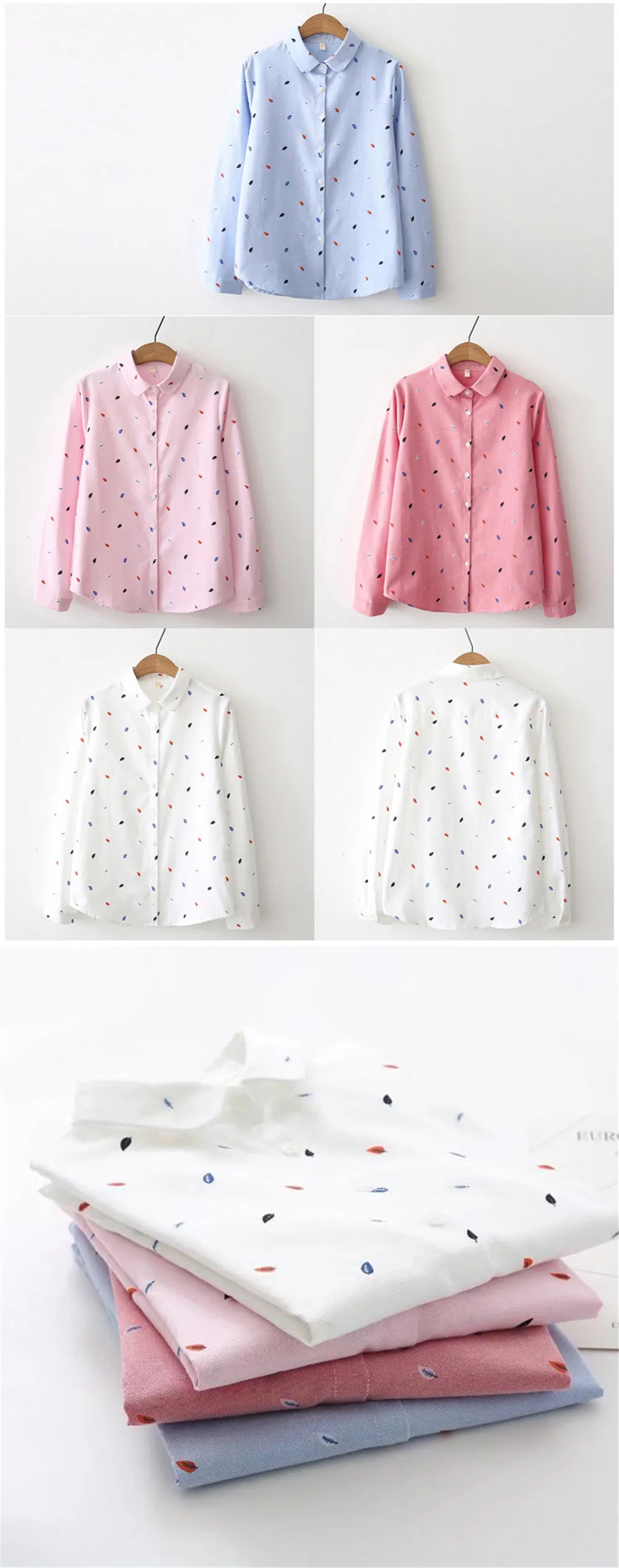 White Cotton Women Blouse 2020 Spring Casual Long Sleeved Shirt Woman Office Plus Size Shirts Blusas Feminine Blouses (24)