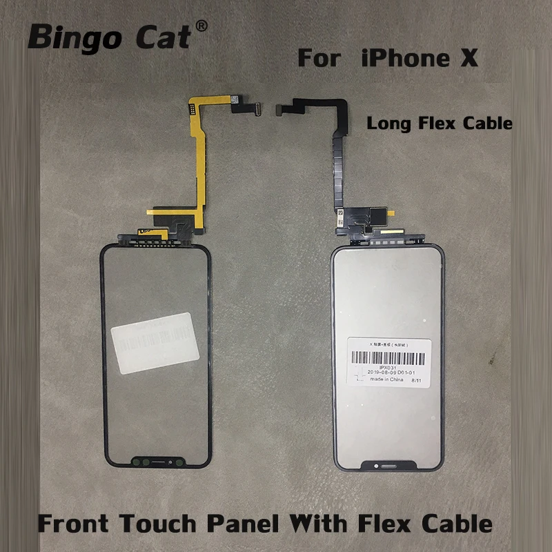 

Touch Screen Digitizer with Touch Flex Cable for iPhone X LCD Screen Outer Glass With Touch Panel Replacement Repair Parts